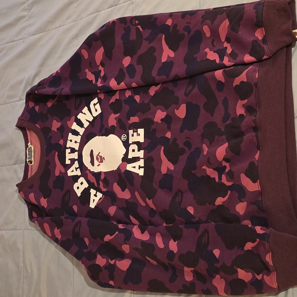 A Bathing Ape Camo Sweatshirt